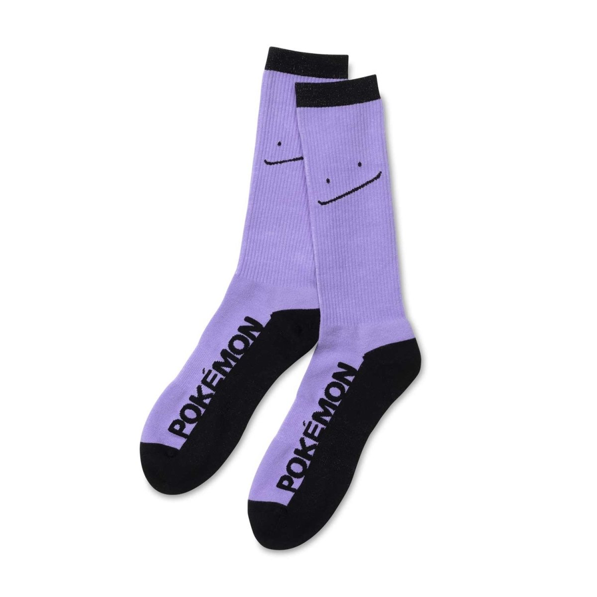 Simply Ditto Pokemon Lounge Purple Crew Socks One Size Adult Pokemon Center Canada Official Site