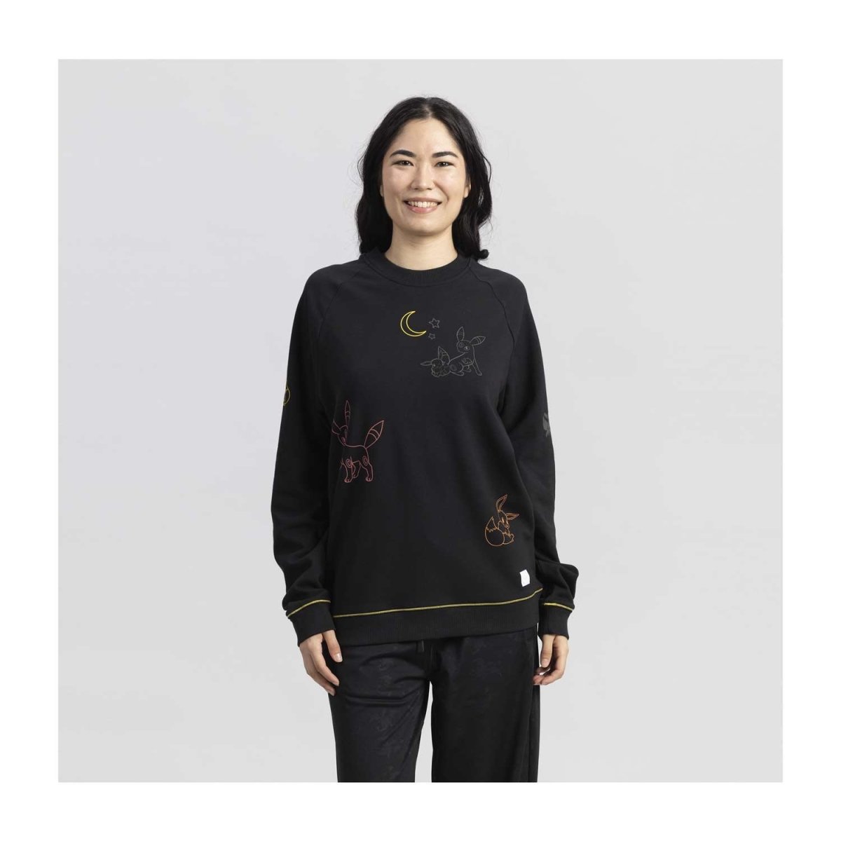 Eevee Umbreon Black Pokemon Lounge Sweatshirt Adult