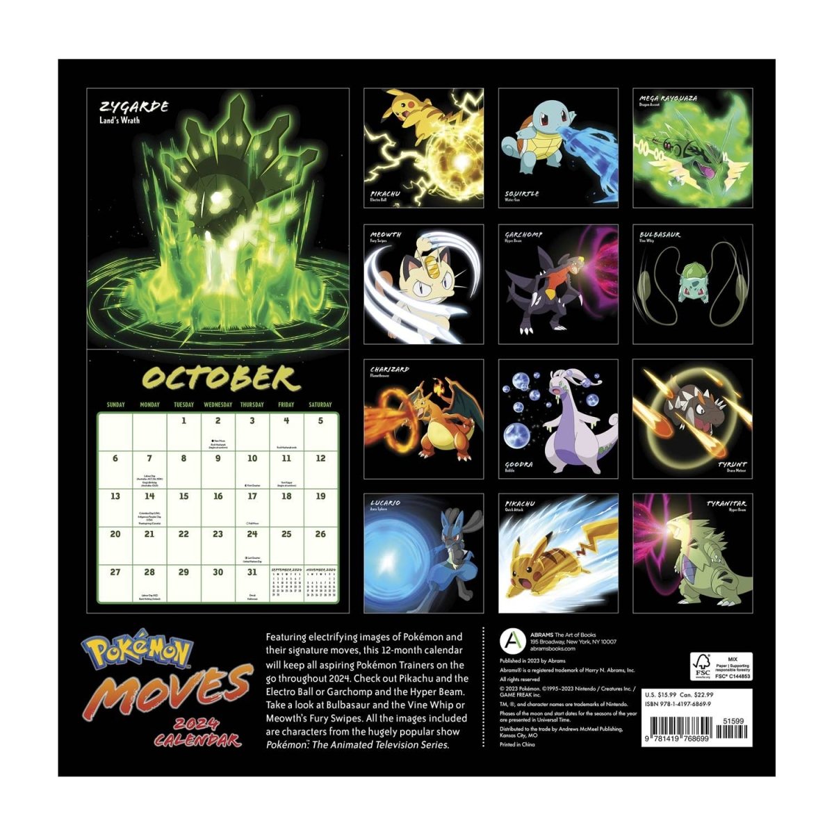Pokemon Calendar