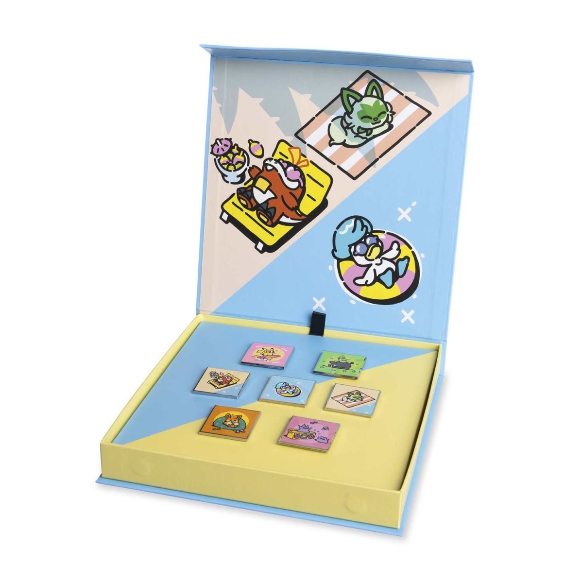 Pokémon Lazy Summer Pin Box Set (7-Pack) | Pokémon Center Official Site