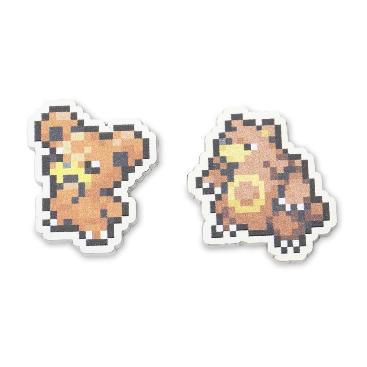 Teddiursa & Ursaring Pokémon Pixel Pins (2-Pack) | Pokémon Center ...