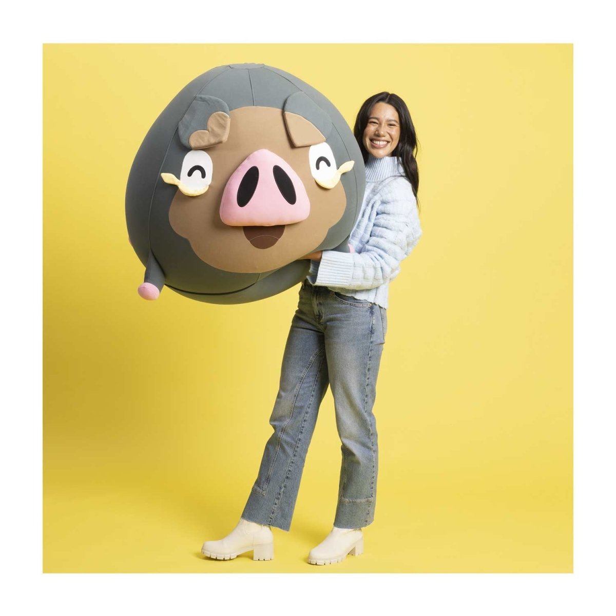 Pokémon × Yogibo: Lechonk Pod X Bean Bag Chair | Pokémon Center Canada ...