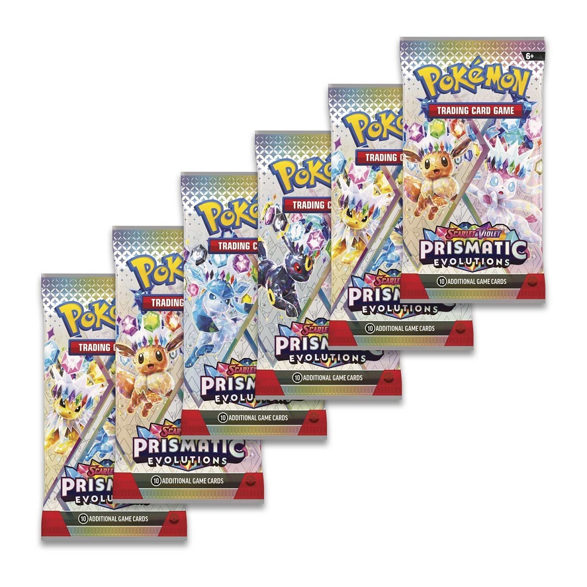 Pokémon TCG: Scarlet & Violet-Prismatic Evolutions Booster Bundle (6 ...