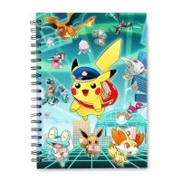 Pikachu & Mimikyu Allover Pokémon Fundamentals Notebook