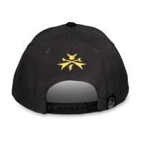 Poké Ball Black & White Baseball Hat (One Size-Adult)