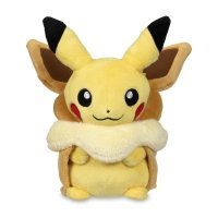 Pokemon Center Eevee Wearing Pikachu Poncho Plush – NintendoSoup