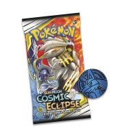 Pokémon TCG: Sun & Moon-Cosmic Eclipse Booster Pack, Coin & Mismagius Promo  Card