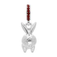 Pokémon Jewelry - Charms: Sobble Sterling Silver Dangle Charm