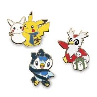 Dartrix, Torracat & Brionne Pokémon Pins (3-Pack)