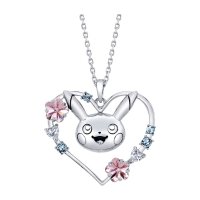 Pokémon Center × RockLove: Pikachu Sterling Silver Heart Pendant