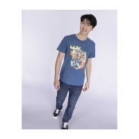 Red Pokémon Trainers Indigo Relaxed Fit Crew Neck T-Shirt - Adult