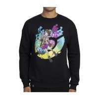 Allister Pokémon Trainers Black Oversize Drop-Shoulder Crew Neck Sweatshirt  - Adult