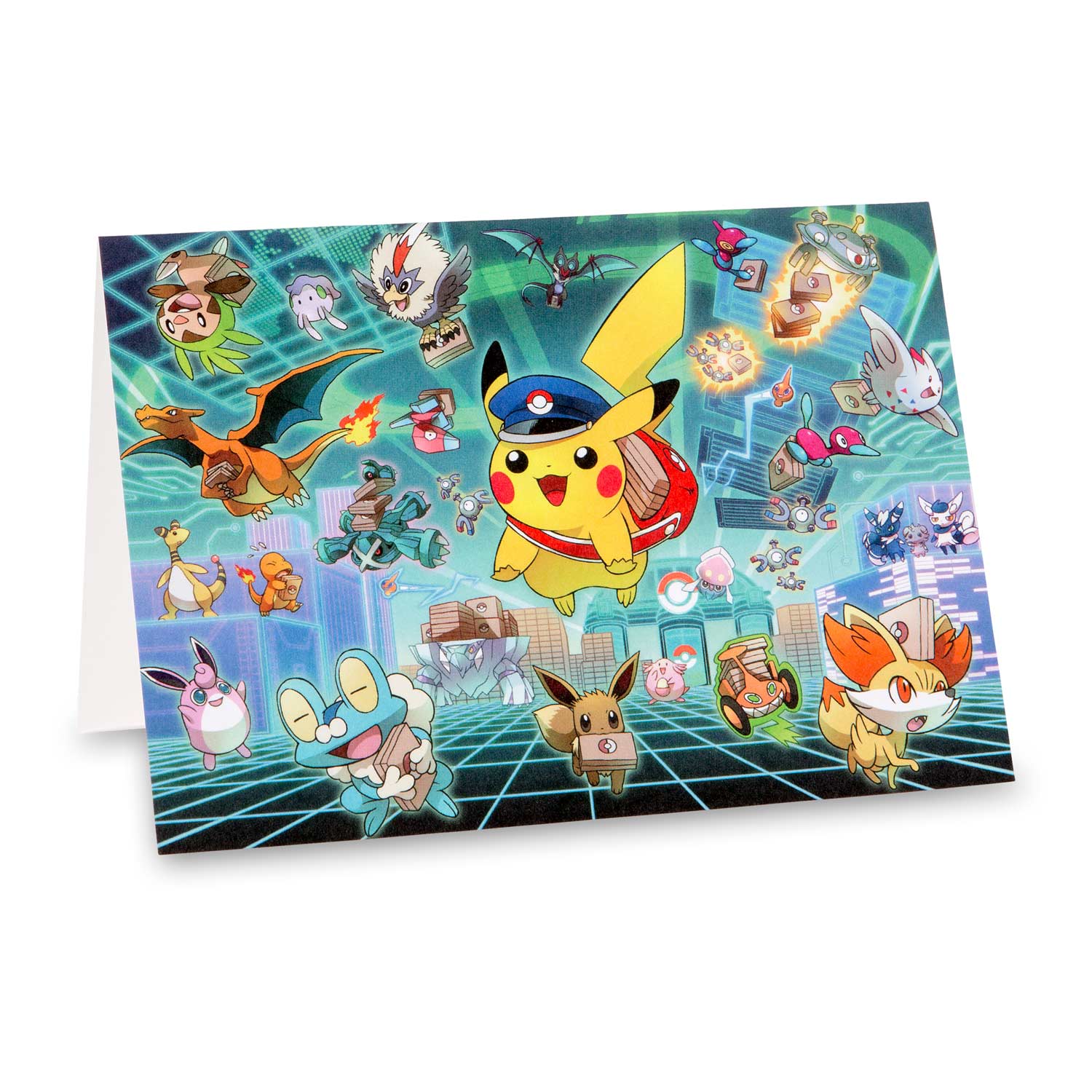 Special Delivery Pikachu Note Card Set 10 Cards Seals And Envelopes Pokemon Center Official Site