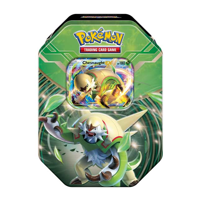 Pokemon Tcg Kalos Power Tin Chesnaught Ex Pokemon Center Official Site