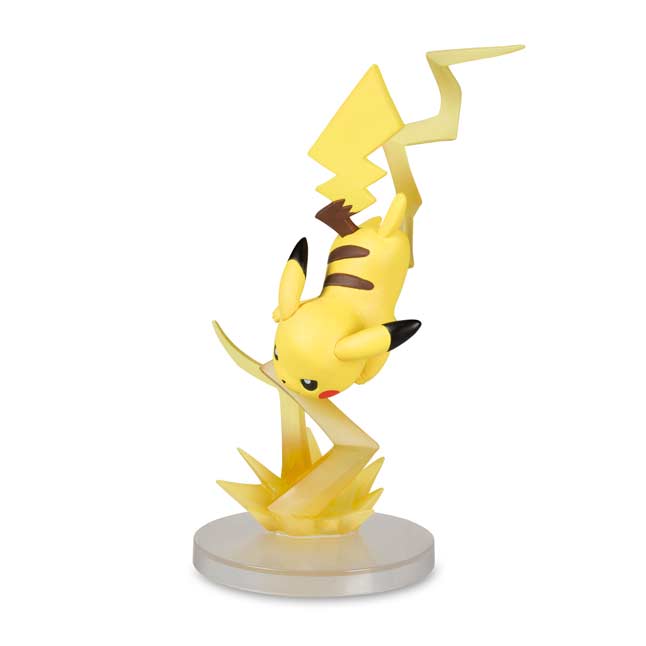 pokemon gallery figures pikachu thunderbolt pvc figure