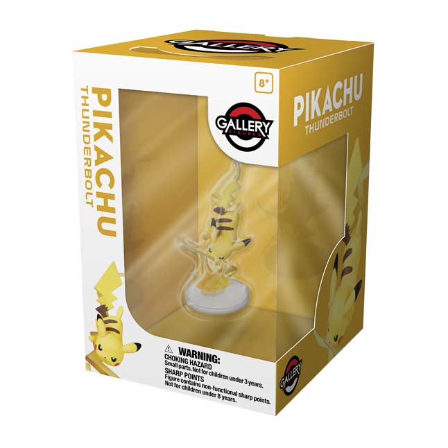 pokemon gallery figures pikachu thunderbolt pvc figure