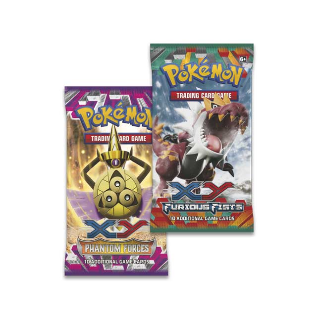 Pokémon TCG: 2 Booster Packs & Mega Kangaskhan Collector's Pin ...