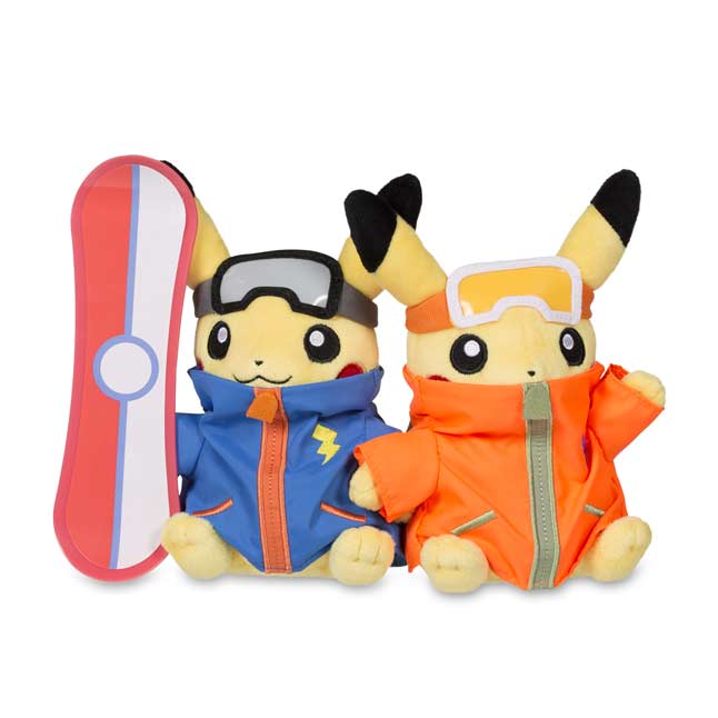 paired pikachu plush