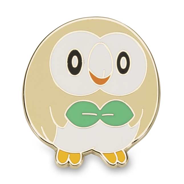 Pikachu Rowlet Litten And Popplio Pokémon Pins 4 Pack Pokémon