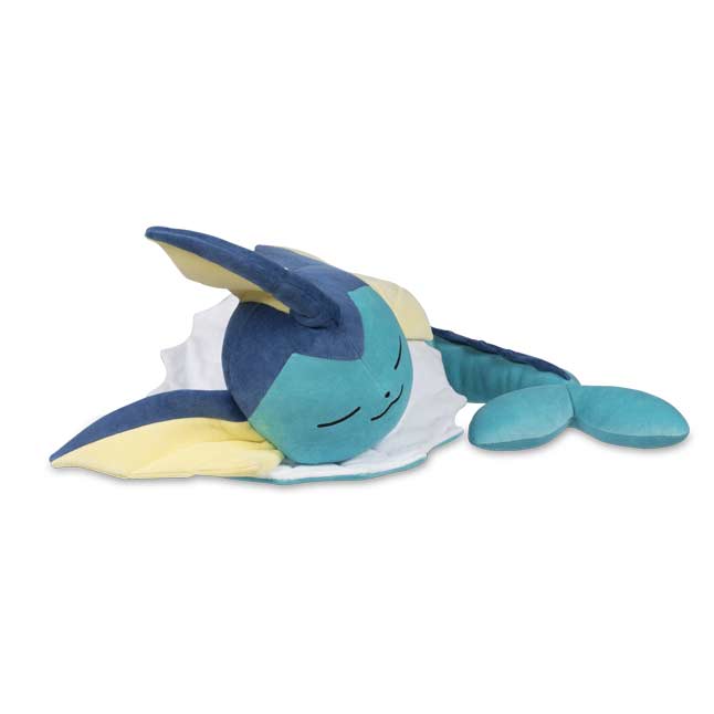 sleeping vaporeon plush