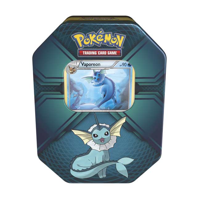 Pokémon TCG: Triple Effect Tin (Vaporeon) | Pokémon Center Official Site