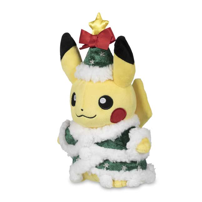 pikachu holiday plush hat