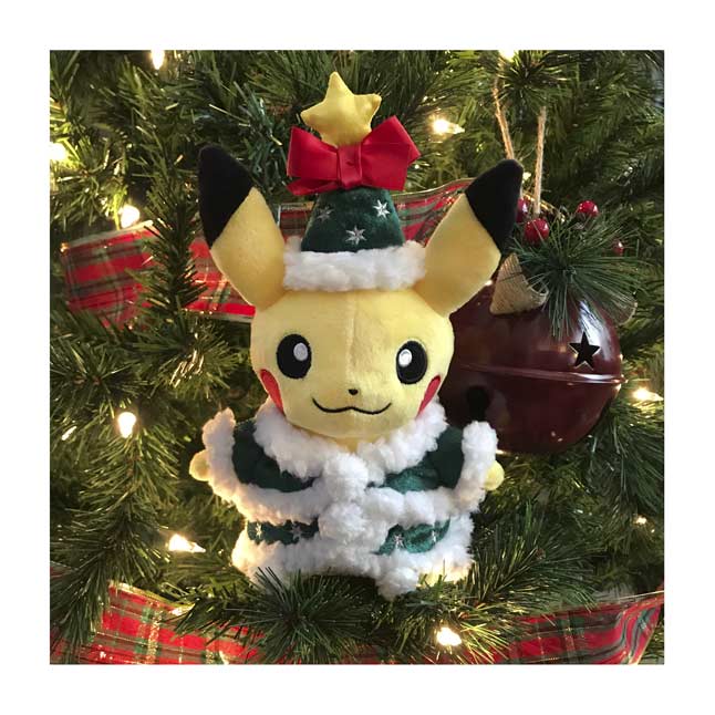 pikachu holiday plush