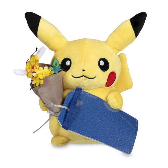 flower crown pikachu plush