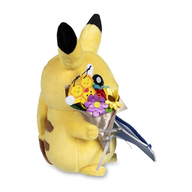 flower pikachu plush