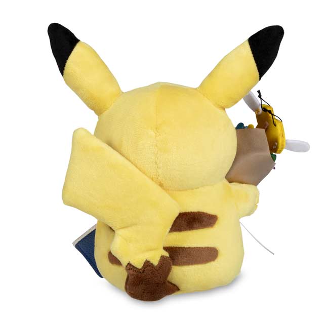 pikachu with flower plush