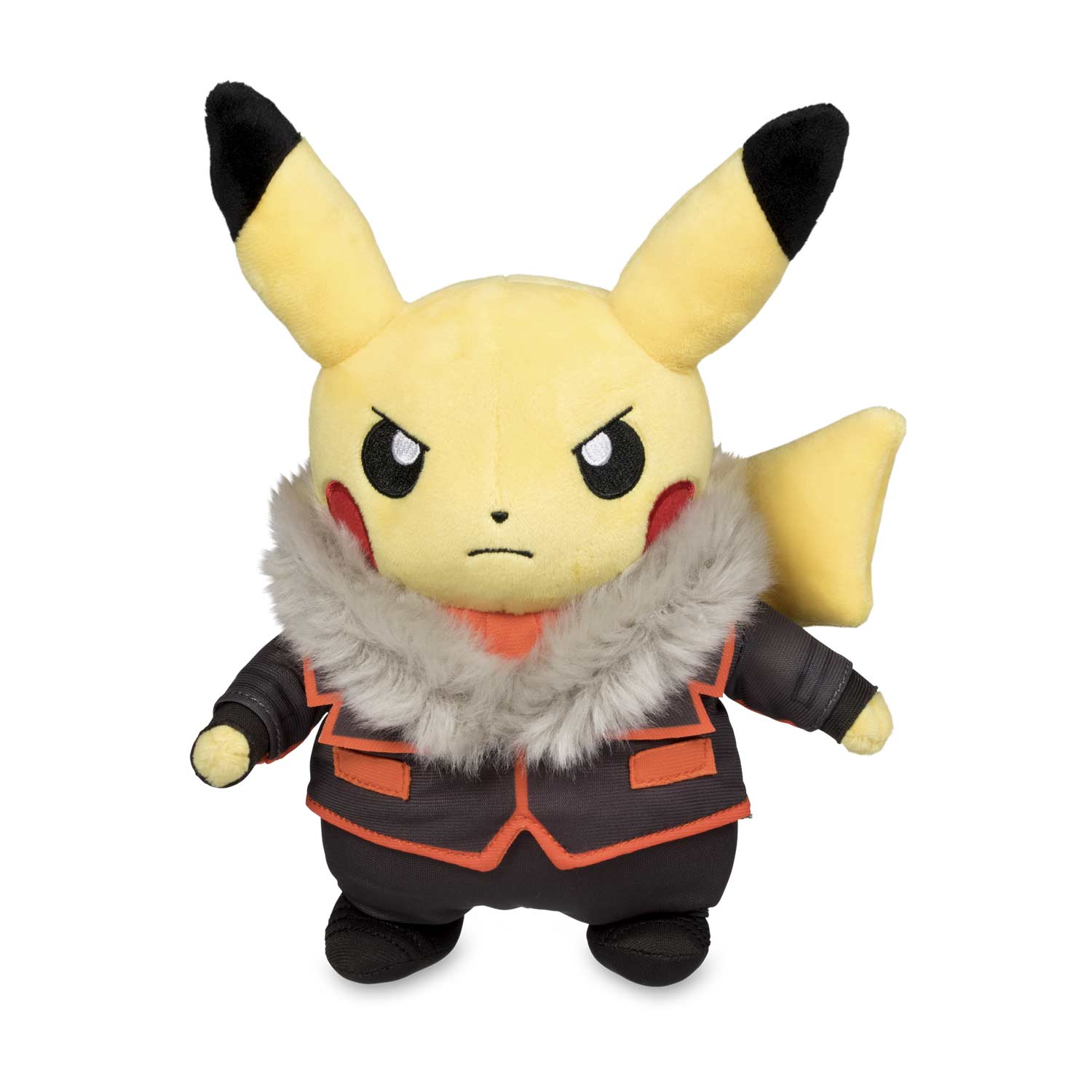 Boss Costume Collection Team Flare Lysandre Costume Pikachu Poke Plush 9 In Pokemon Center Official Site