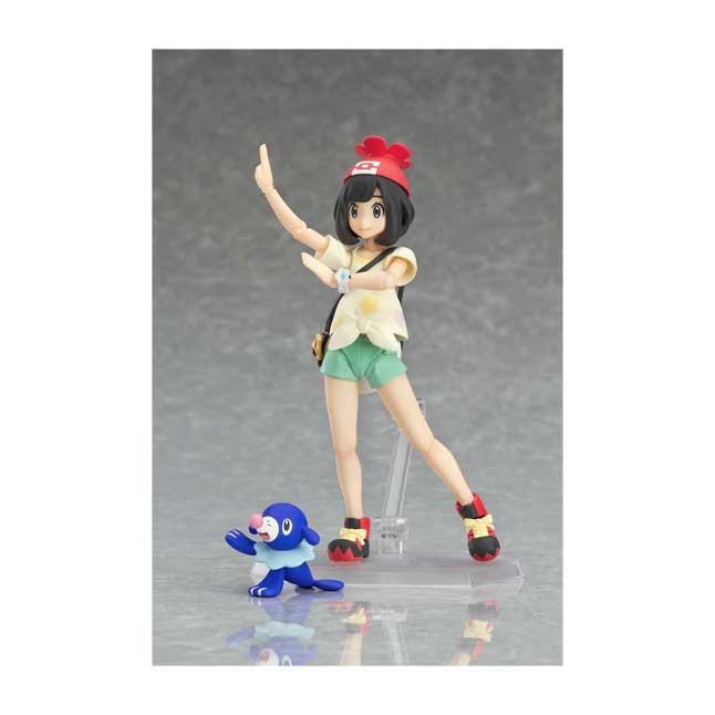 Figma Selene Posable Figure With Rowlet Litten Popplio Rotom Dex Pokemon Center Official Site