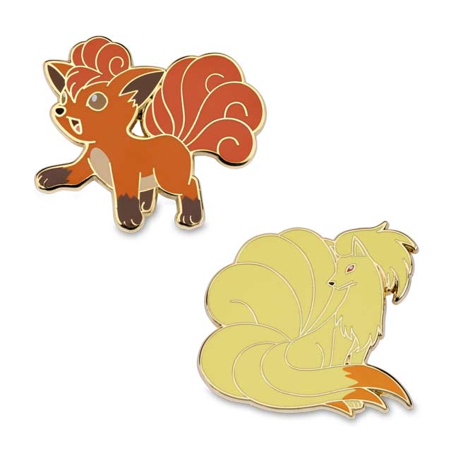 Vulpix Ninetales Pokemon Pins 2 Pack Pokemon Center Official Site