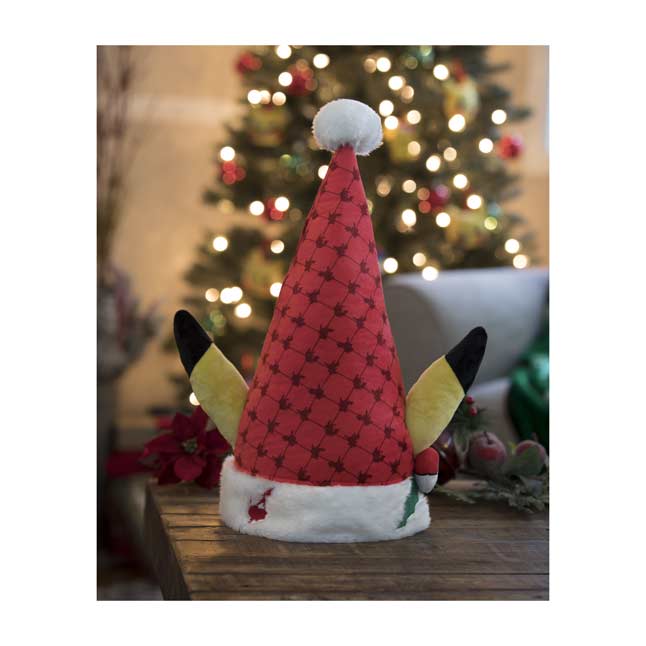 pikachu holiday plush hat