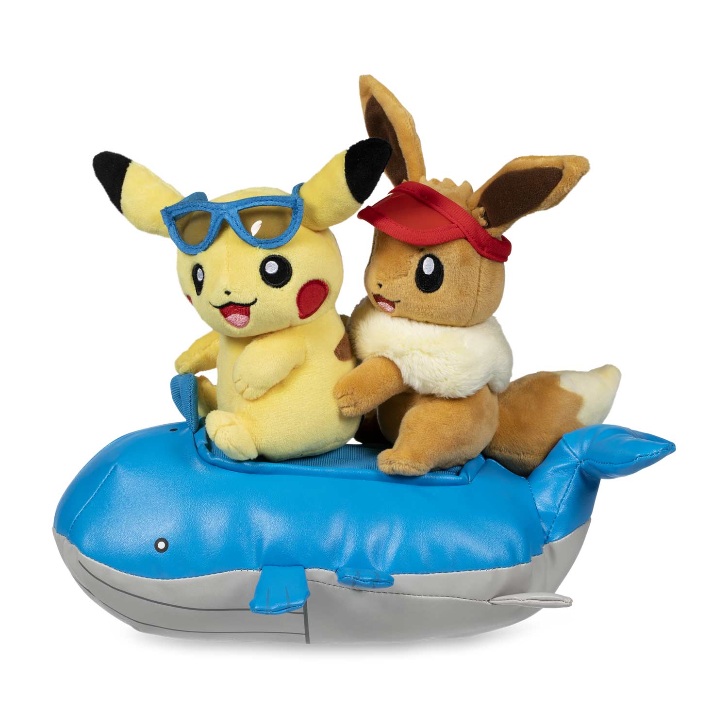 pikachu and eevee plush