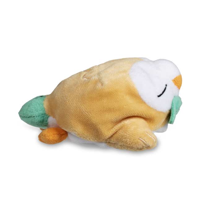 sleeping rowlet plush