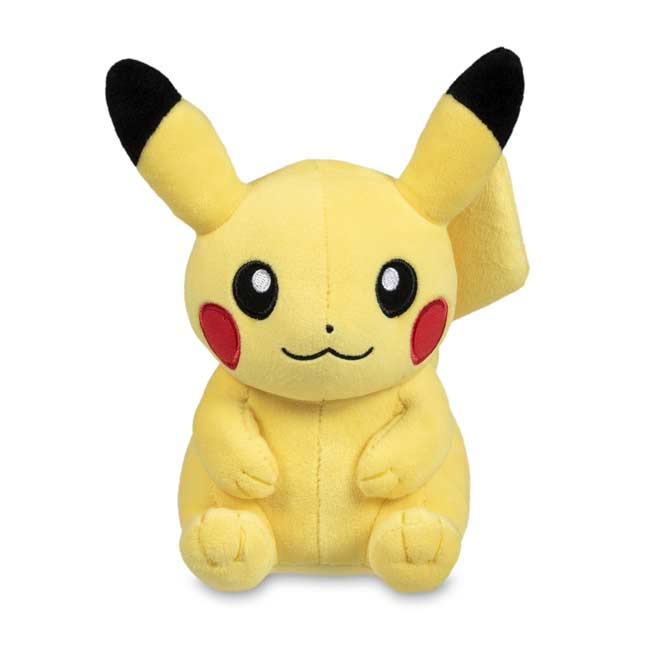 sitting pikachu plush