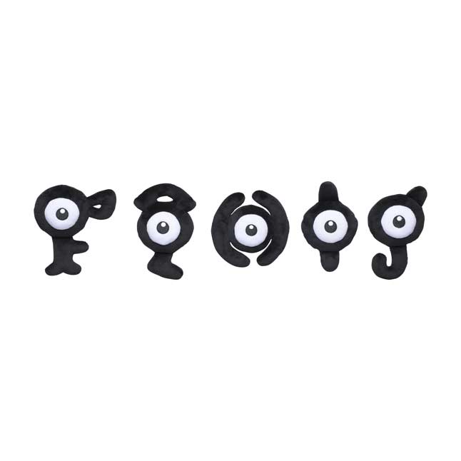 Unown J Sitting Cuties Plush 5 In Pokemon Center Official Site