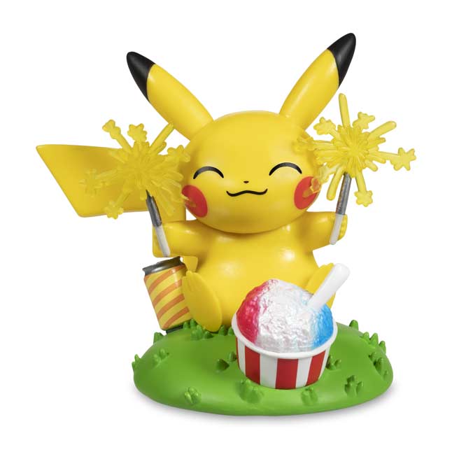 pokémon 25th celebration 8cm silver pikachu figure