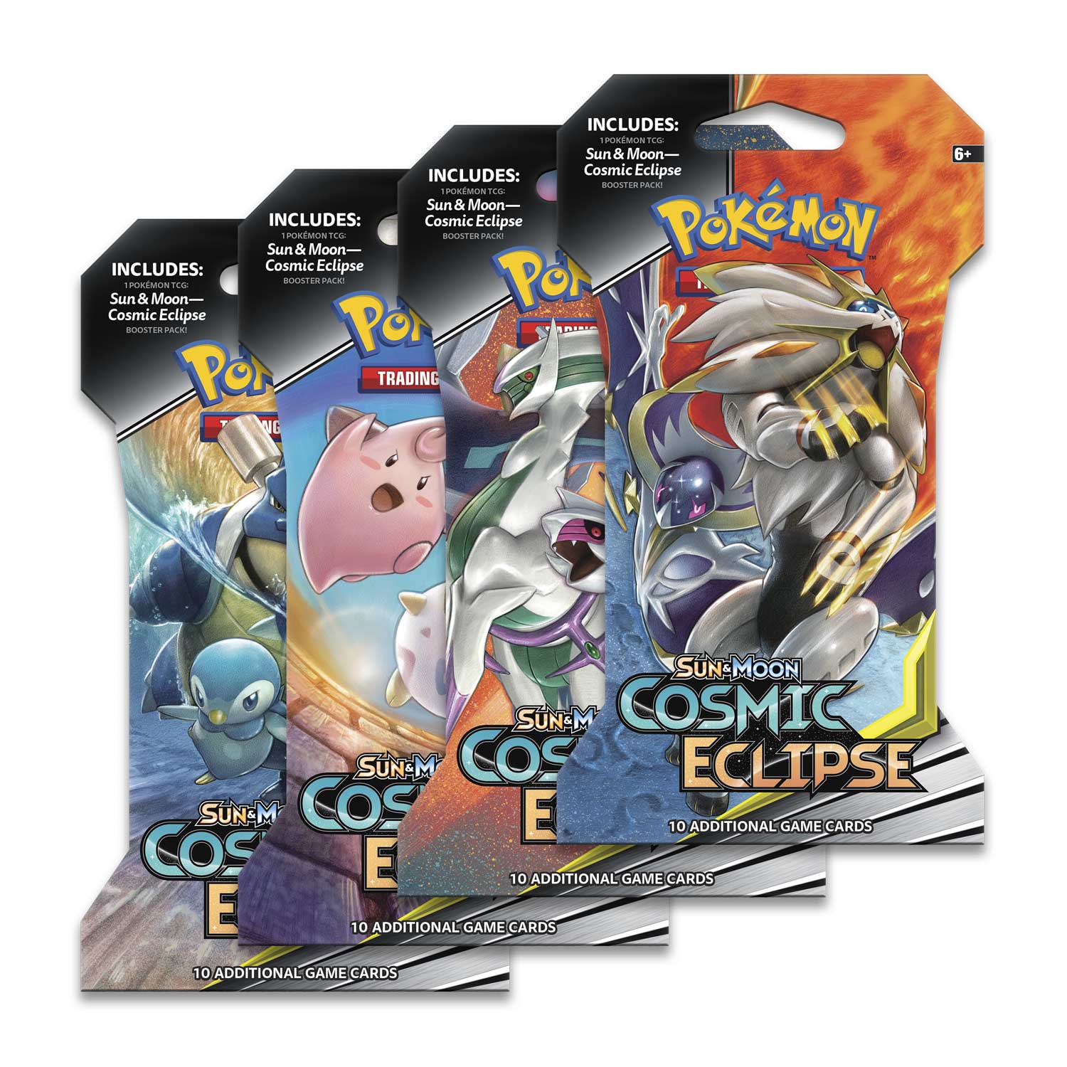 Pokémon TCG Sun & Moon—Cosmic Eclipse Sleeved Booster Pack (10 Cards
