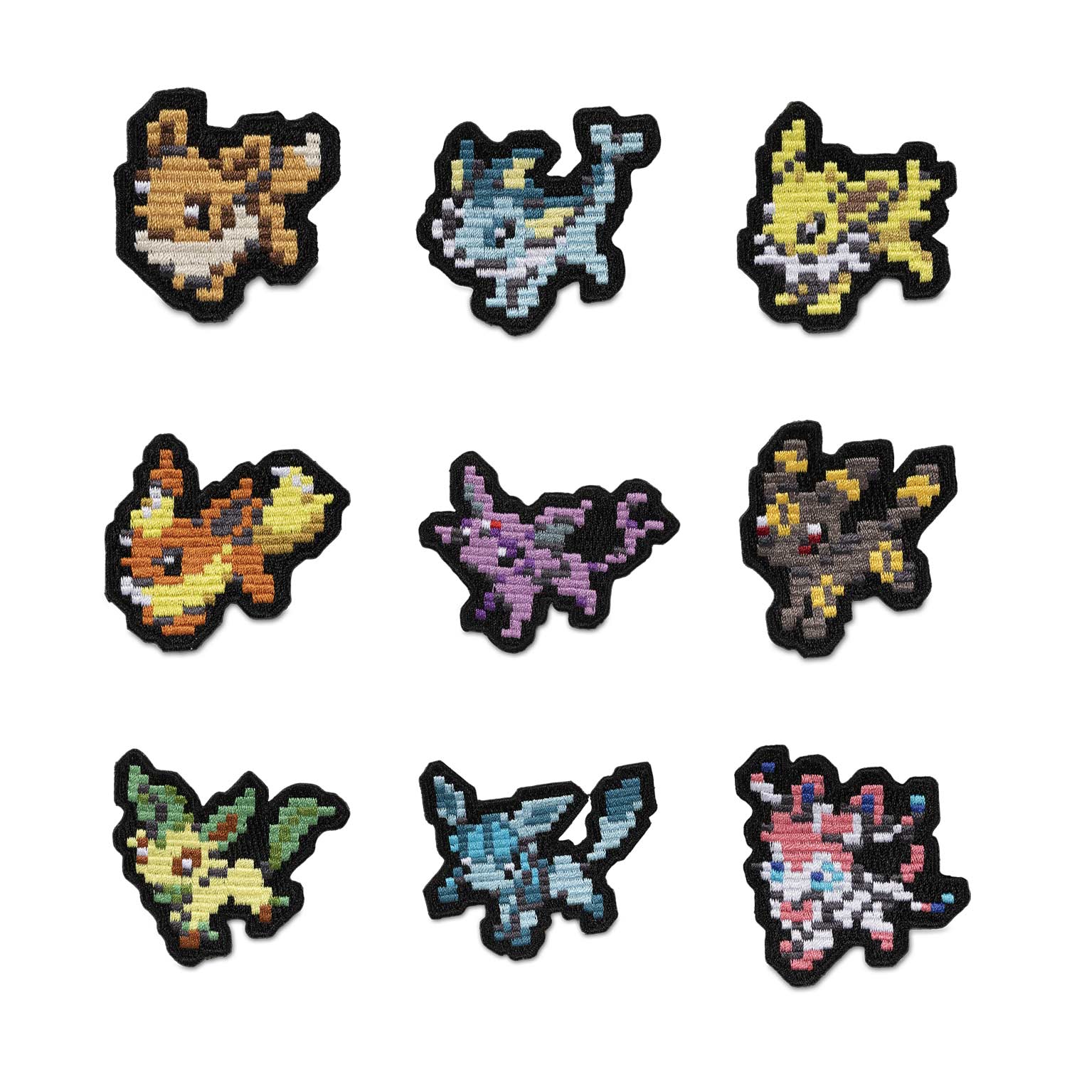 Eevee Pixel Collection! Patches (9-Pack) | Pokémon Center Official Site