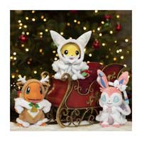 pokemon holiday lights plush