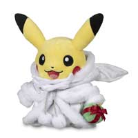 holiday pikachu plush