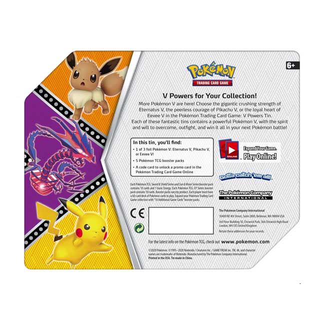 pokemon v power eternatus tin