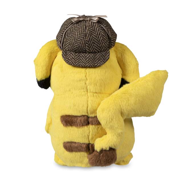 detective pikachu wrinkled face plush