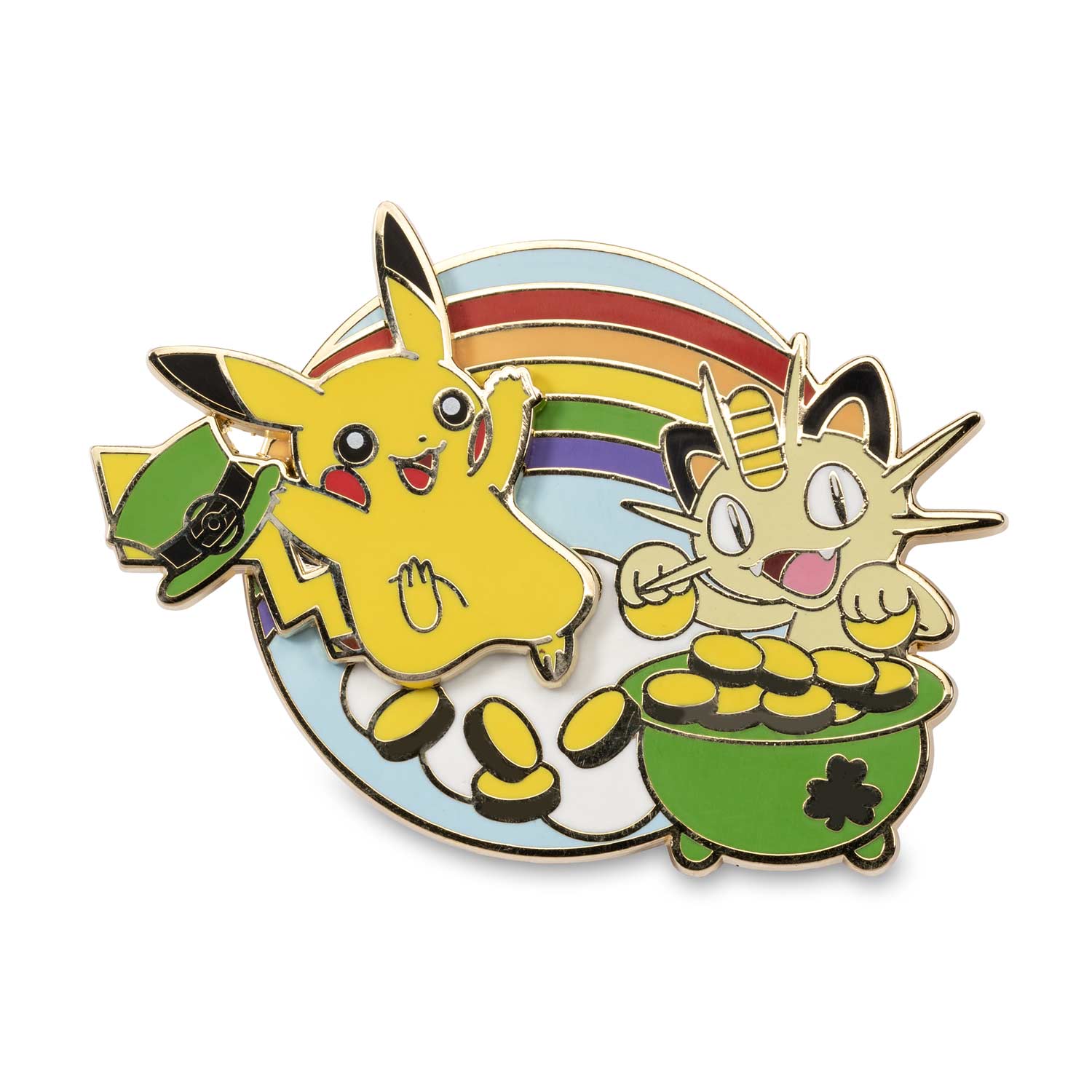 Leaping Into Luck Sliding Celebrations Pokémon Pin | Pokémon Center ...