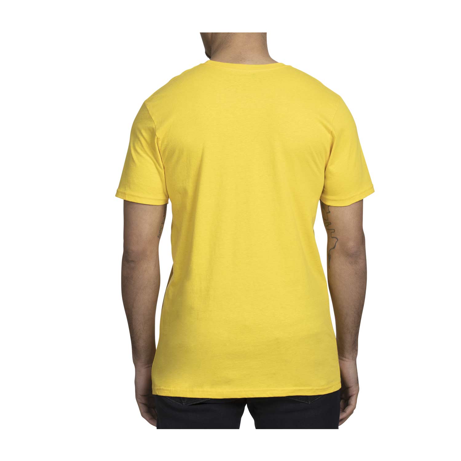 yellow branded t shirt