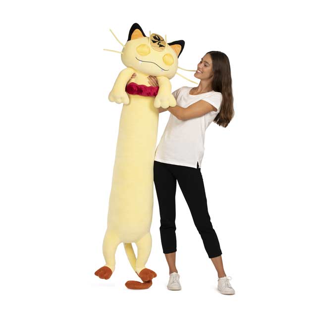 Gigantamax Meowth Poké Plush - 65 In. | Pokémon Center Official Site