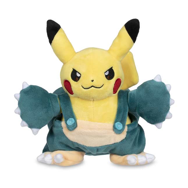 pokemon pikachu poke maniac snorlax costume plush