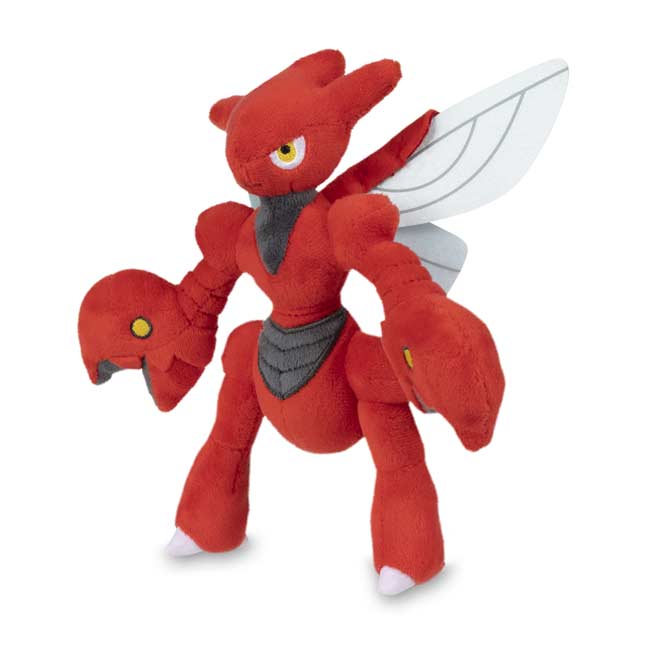 Scizor Posable Poke Plush 9 In Pokemon Center Official Site